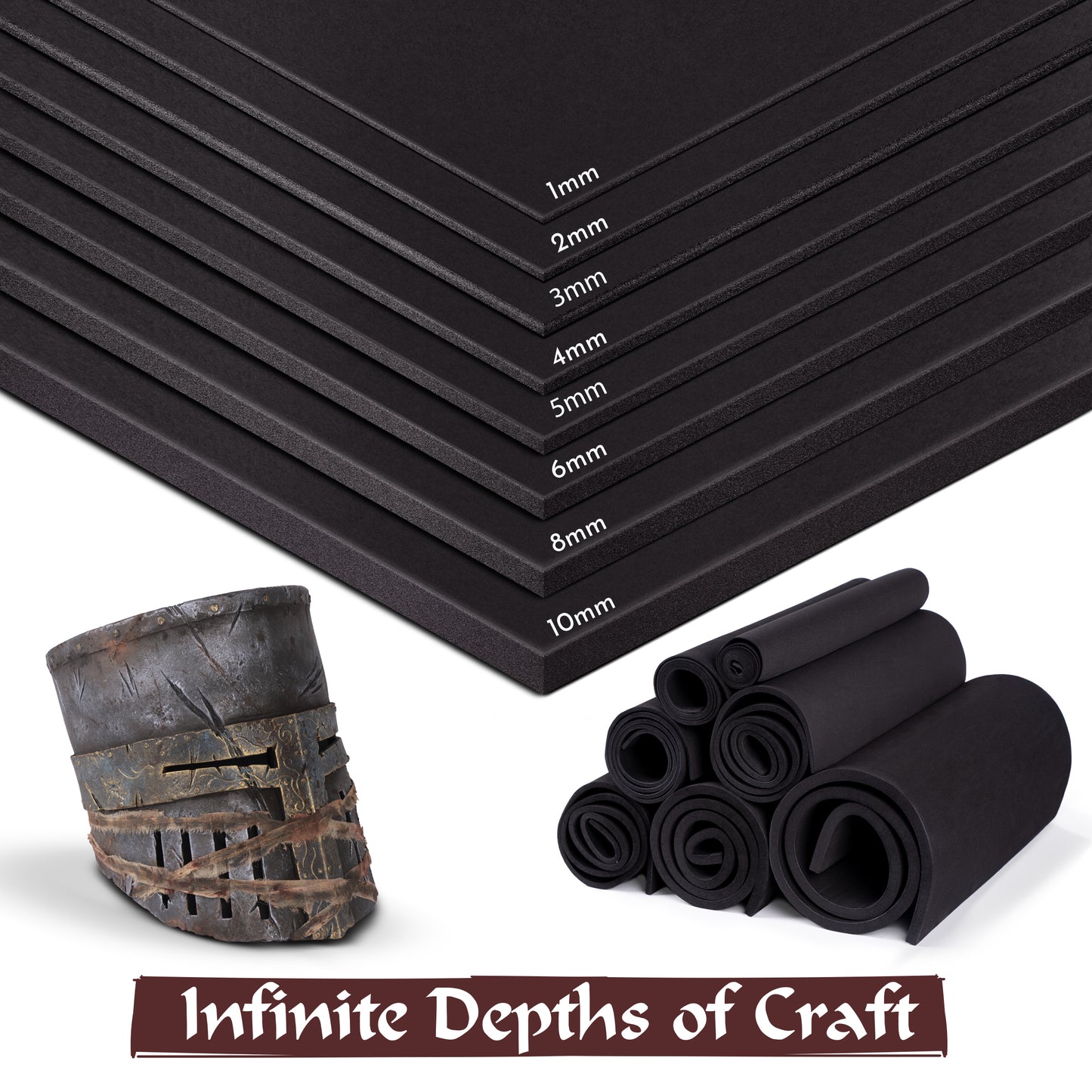 High Density EVA Foam | 35″x 59″ Rolled Sheet