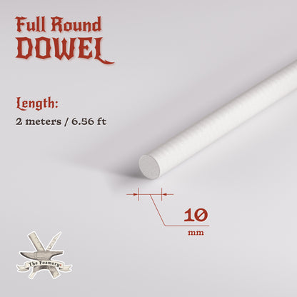 High Density EVA Foam Dowels/Bevels | 1 to 3 Meter(s) Options | Multiple Shapes | Multiple Diameters 5-40mm