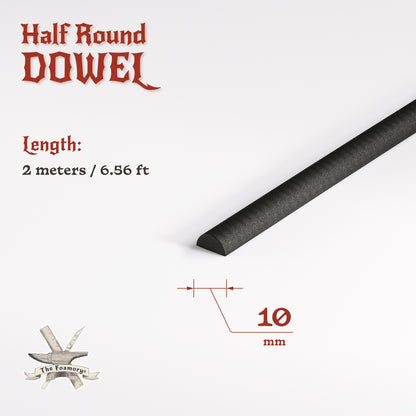 High Density EVA Foam Dowels/Bevels | 1 to 3 Meter(s) Options | Multiple Shapes | Multiple Diameters 5-40mm