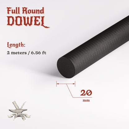 High Density EVA Foam Dowels/Bevels | 1 to 3 Meter(s) Options | Multiple Shapes | Multiple Diameters 5-40mm