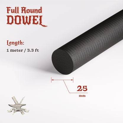 High Density EVA Foam Dowels/Bevels | 1 to 3 Meter(s) Options | Multiple Shapes | Multiple Diameters 5-40mm