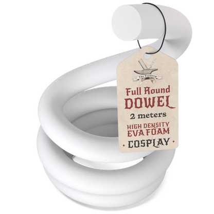 High Density EVA Foam Dowels/Bevels | 1 to 3 Meter(s) Options | Multiple Shapes | Multiple Diameters 5-40mm