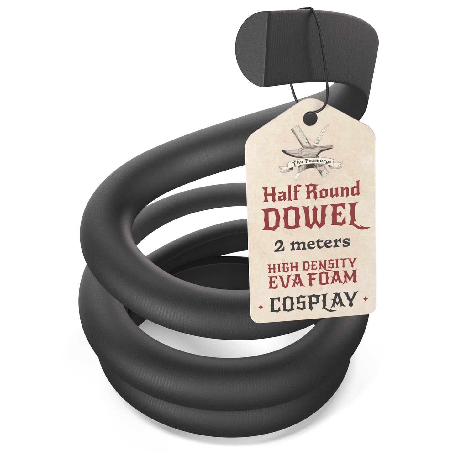 High Density EVA Foam Dowels/Bevels | 1 to 3 Meter(s) Options | Multiple Shapes | Multiple Diameters 5-40mm