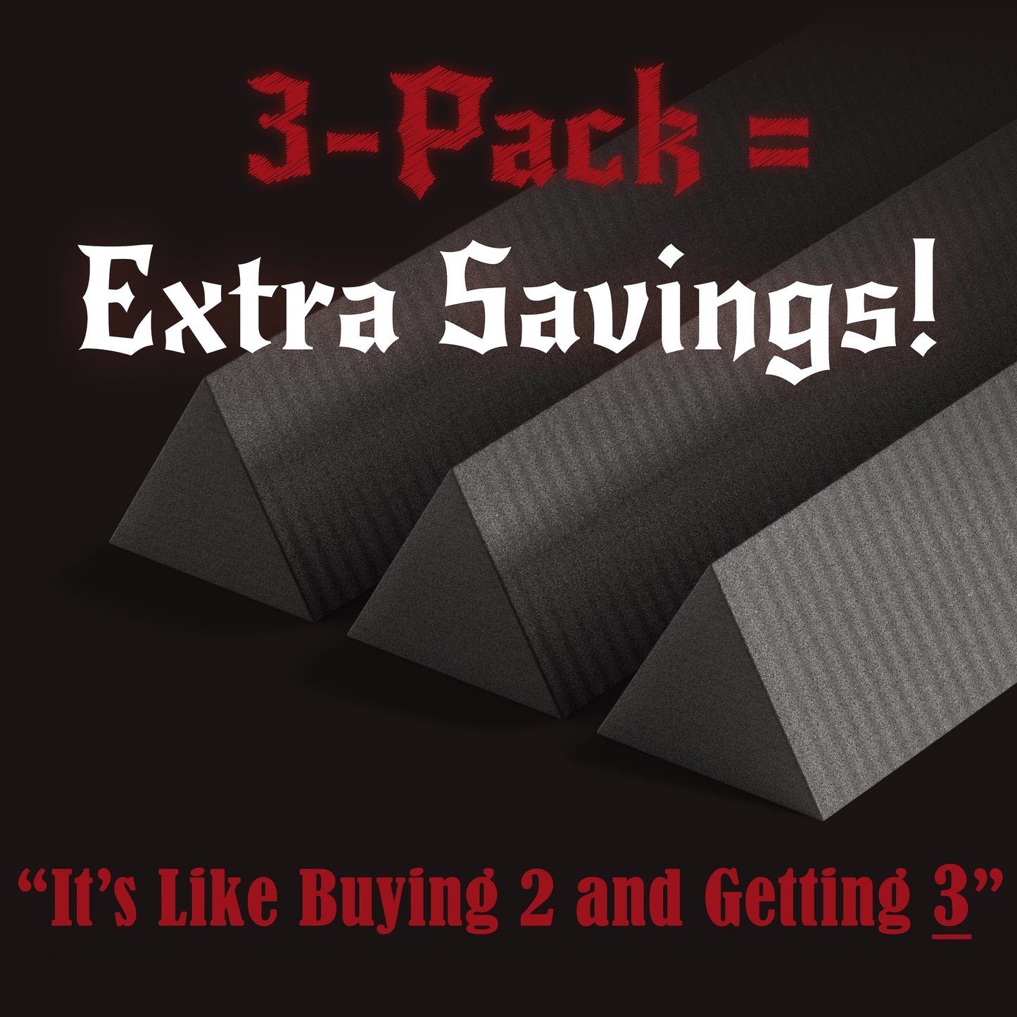 High Density EVA Foam Dowels/Bevels | 1 to 3 Meter(s) Options | Multiple Shapes | Multiple Diameters 5-40mm