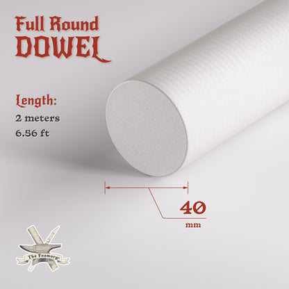 High Density EVA Foam Dowels/Bevels | 1 to 3 Meter(s) Options | Multiple Shapes | Multiple Diameters 5-40mm