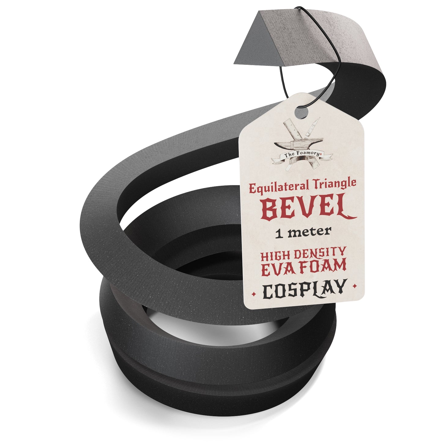High Density EVA Foam Dowels/Bevels | 1 to 3 Meter(s) Options | Multiple Shapes | Multiple Diameters 5-40mm