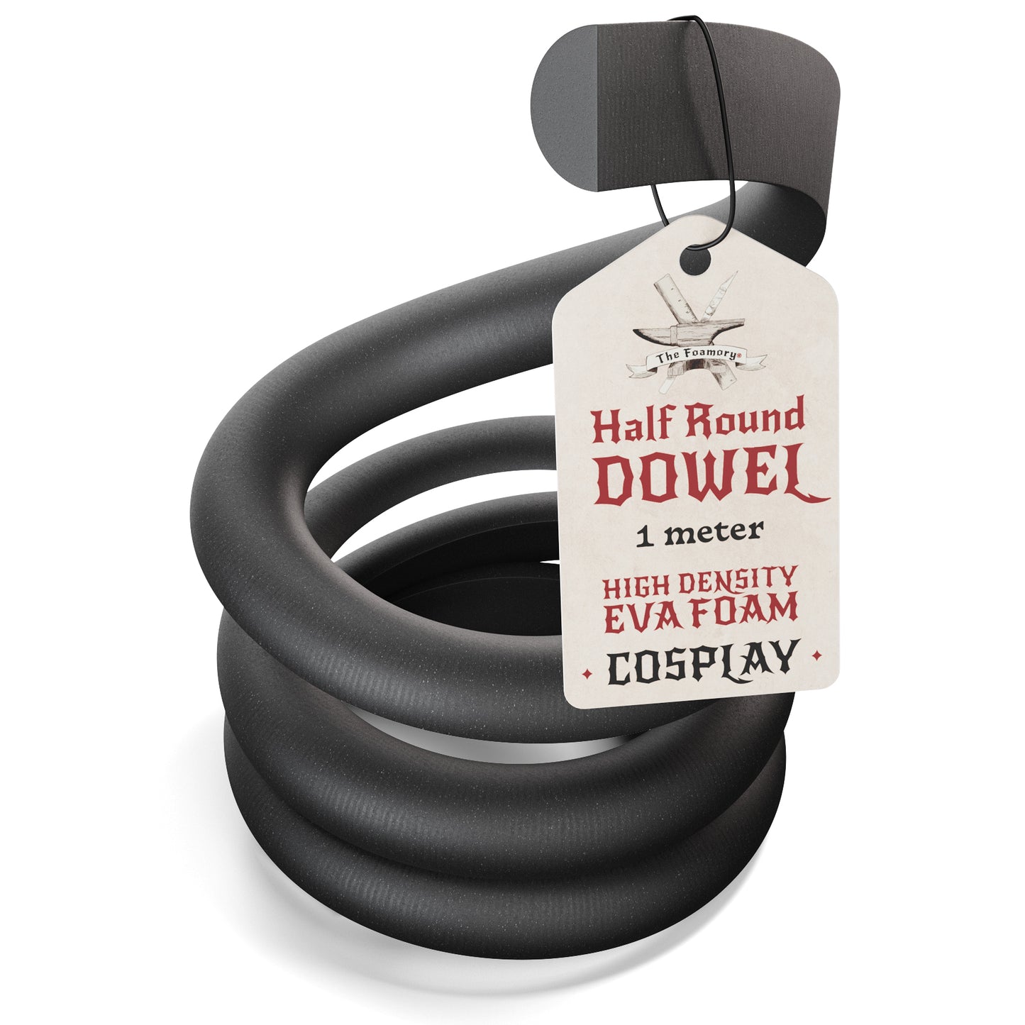 High Density EVA Foam Dowels/Bevels | 1 to 3 Meter(s) Options | Multiple Shapes | Multiple Diameters 5-40mm
