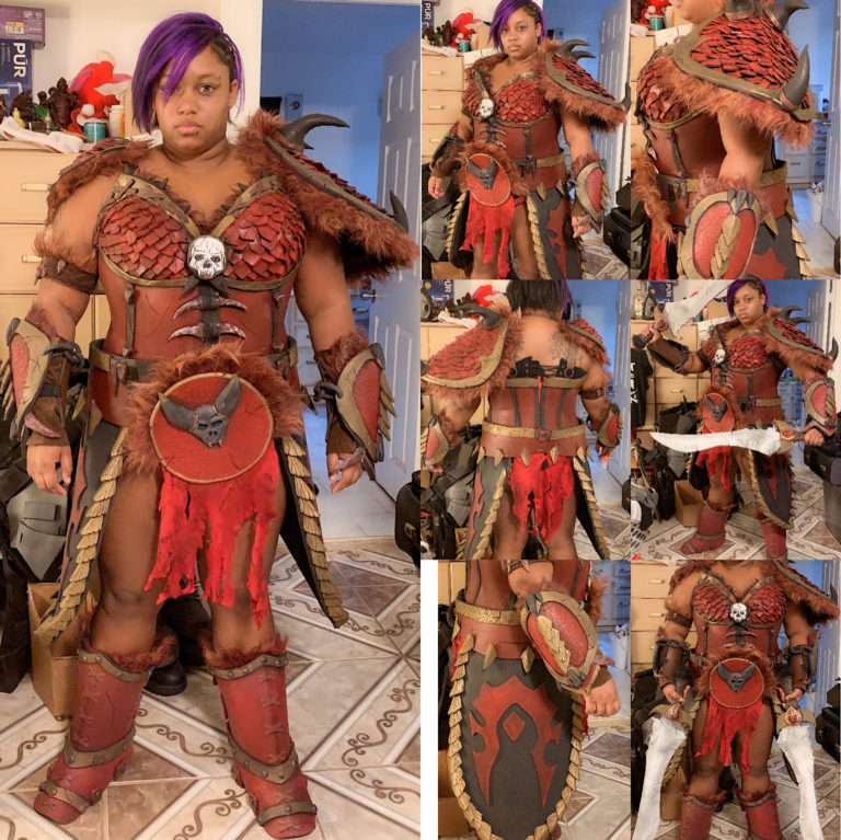 Lady_Rain666 and her awesome Horde armor set!