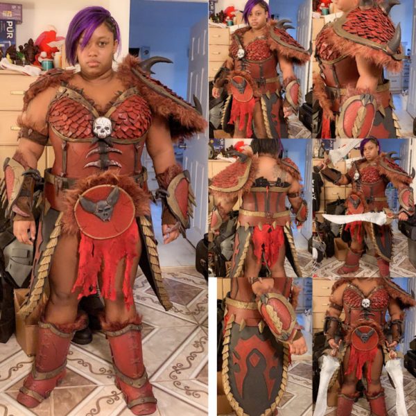 Lady_Rain666 and her awesome Horde armor set!